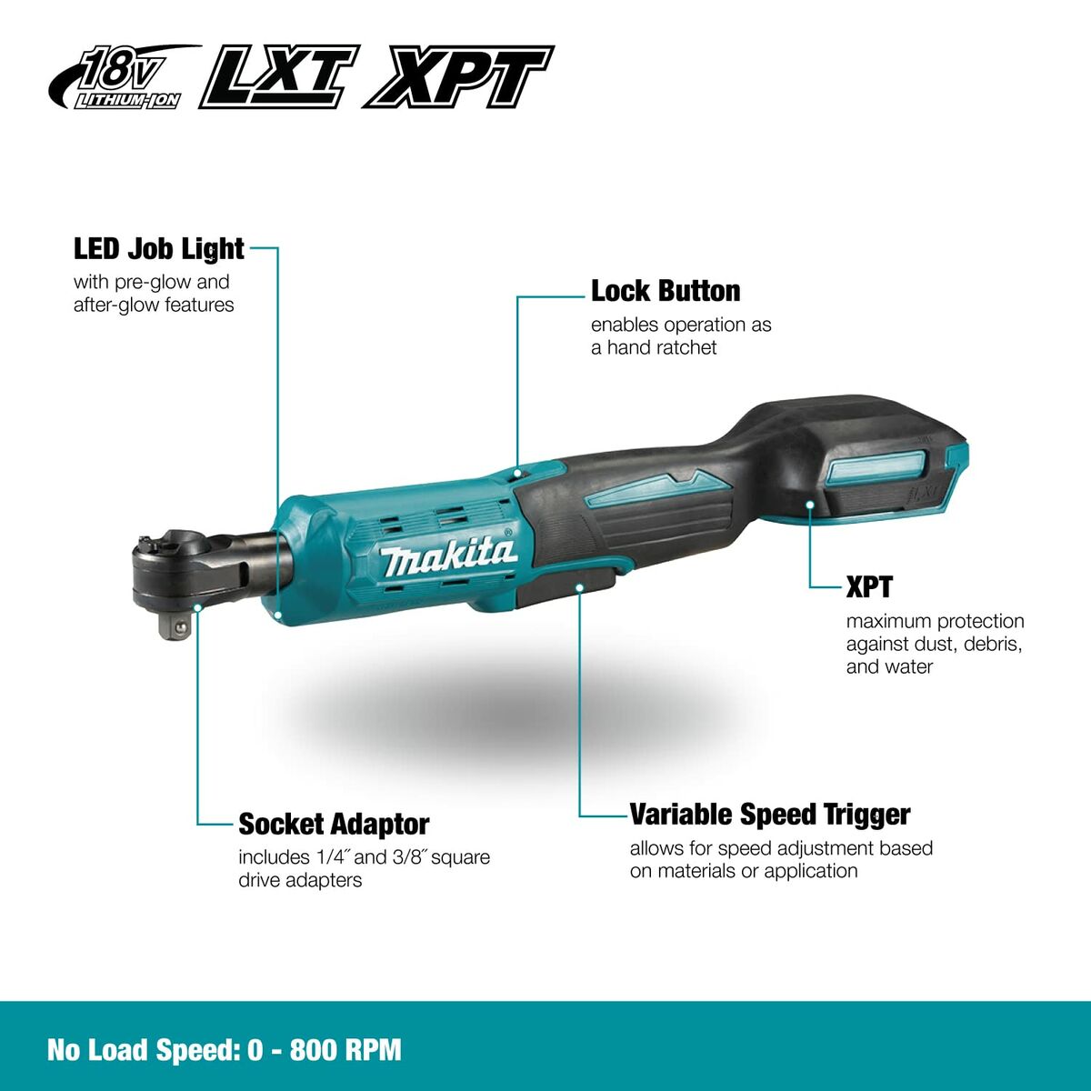 Electric screwdriver Makita DWR180Z