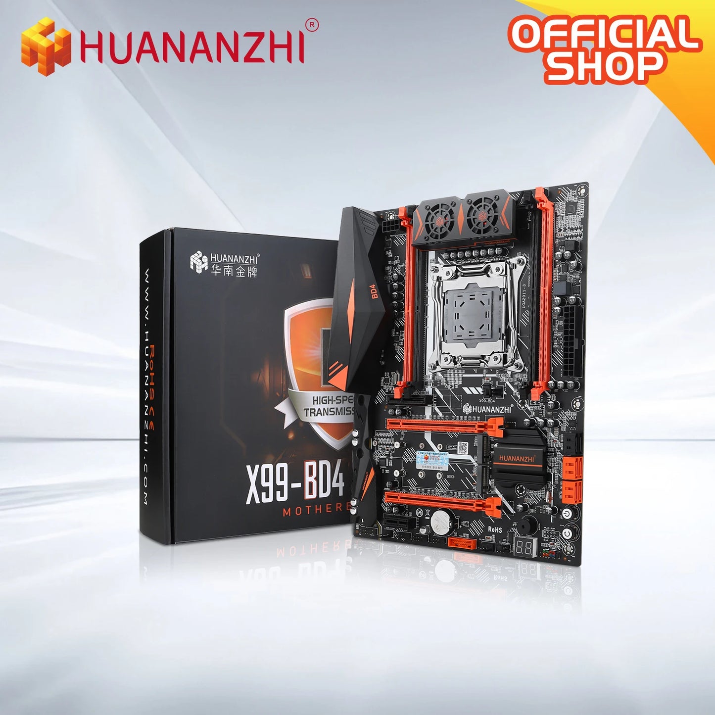 X99 BD4 LGA 2011-3 XEON X99 Motherboard Supports Intel E5 2640 2666 2670 2696 2678 V3 V4 DDR4 RECC NON-ECC NVME NGFF
