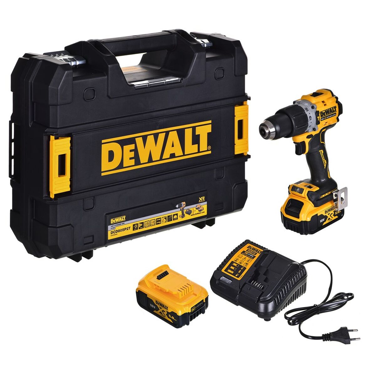Electric screwdriver Dewalt DCD805P2T 90 nm