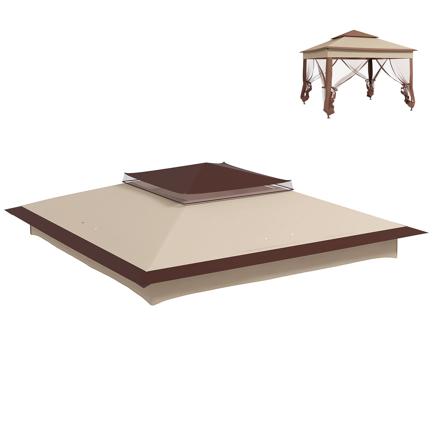 3.25Mx3.25M Pop up Gazebo Roof Replacement, 30+ UV Protection