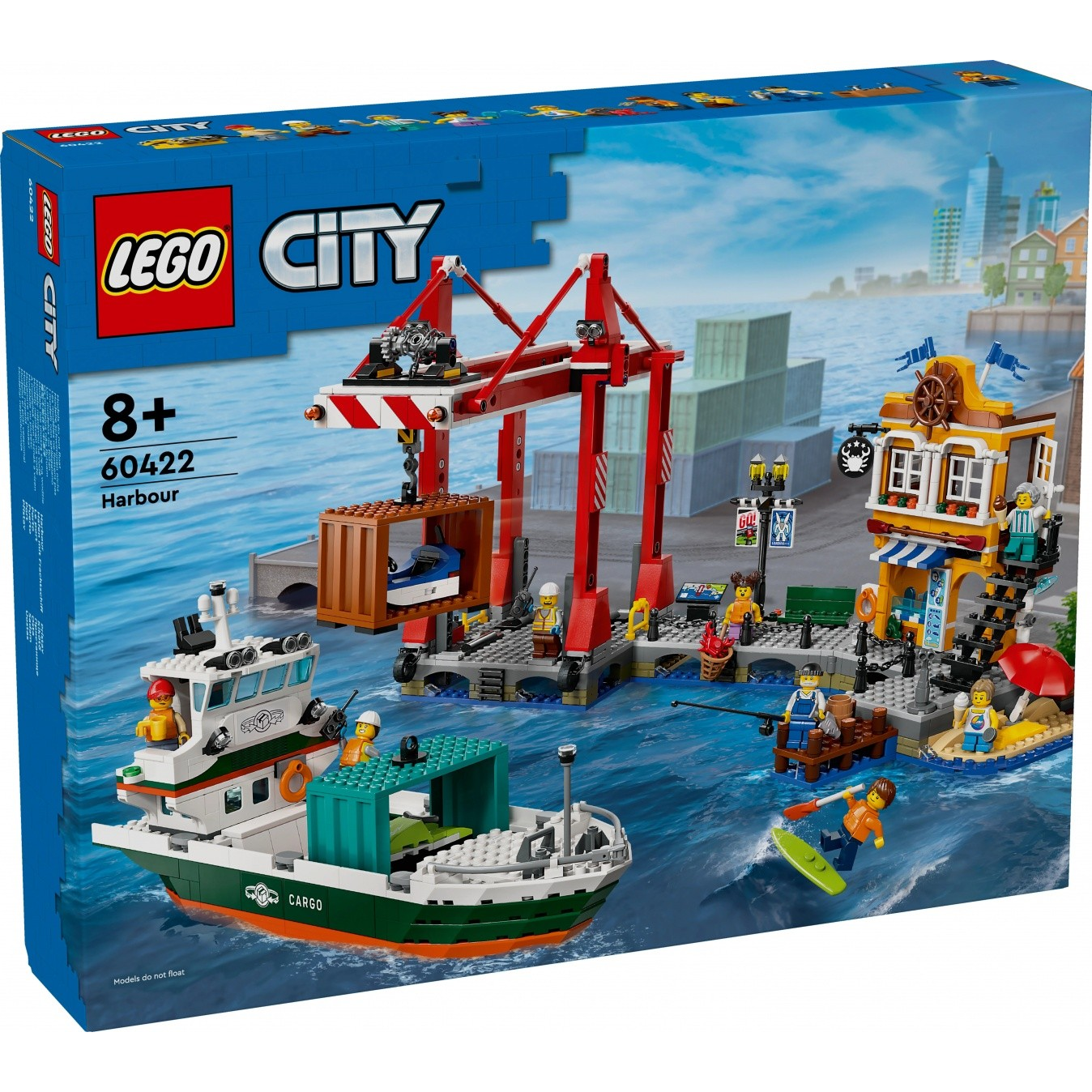 LEGO City 60422 LEGO City 60422 Prístav s nákladnou loďou (60422)