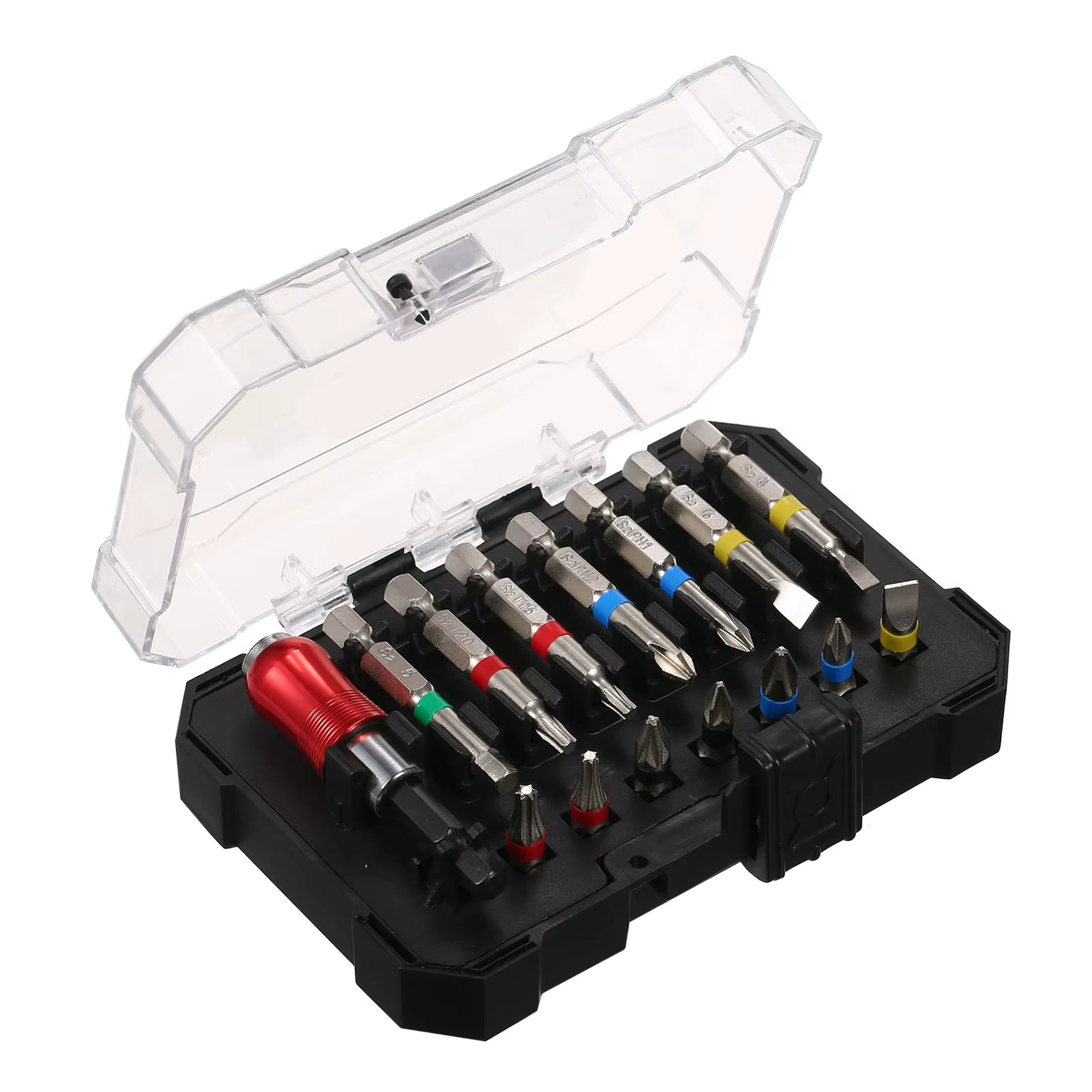 45PCS Drill Bit Set Screwdriver Bit Set Impact Driver Bit Set for Wood, Metal, Steel and Security Screwdriver Bits for Power Too