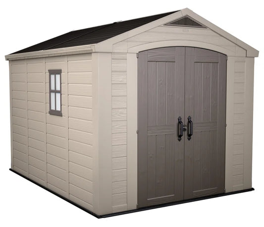 Factor 8 Ft. W X 11 Ft. D Apex Outdoor Garden Shed
