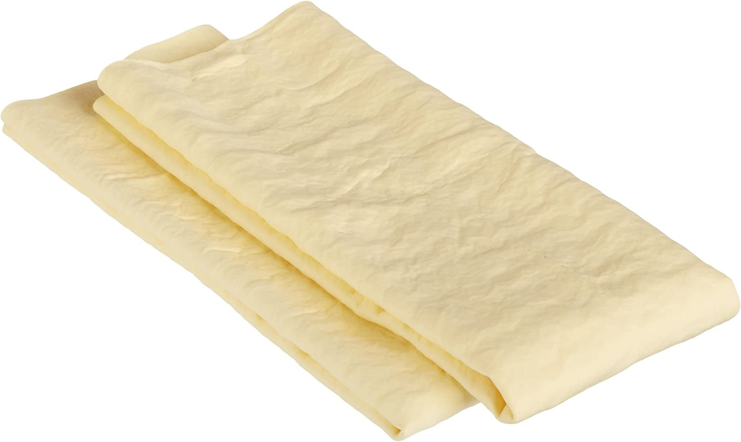 Drying Mitts Synthetic Cloth, 2 Pieces, Yellow, 66 X 43 Cm