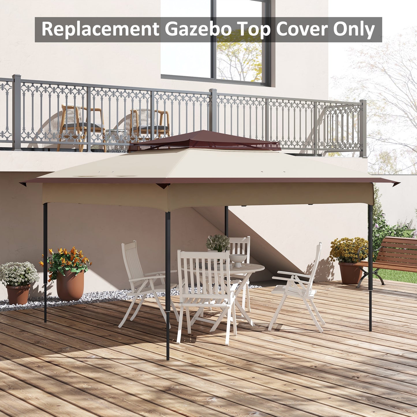 3.25Mx3.25M Pop up Gazebo Roof Replacement, 30+ UV Protection