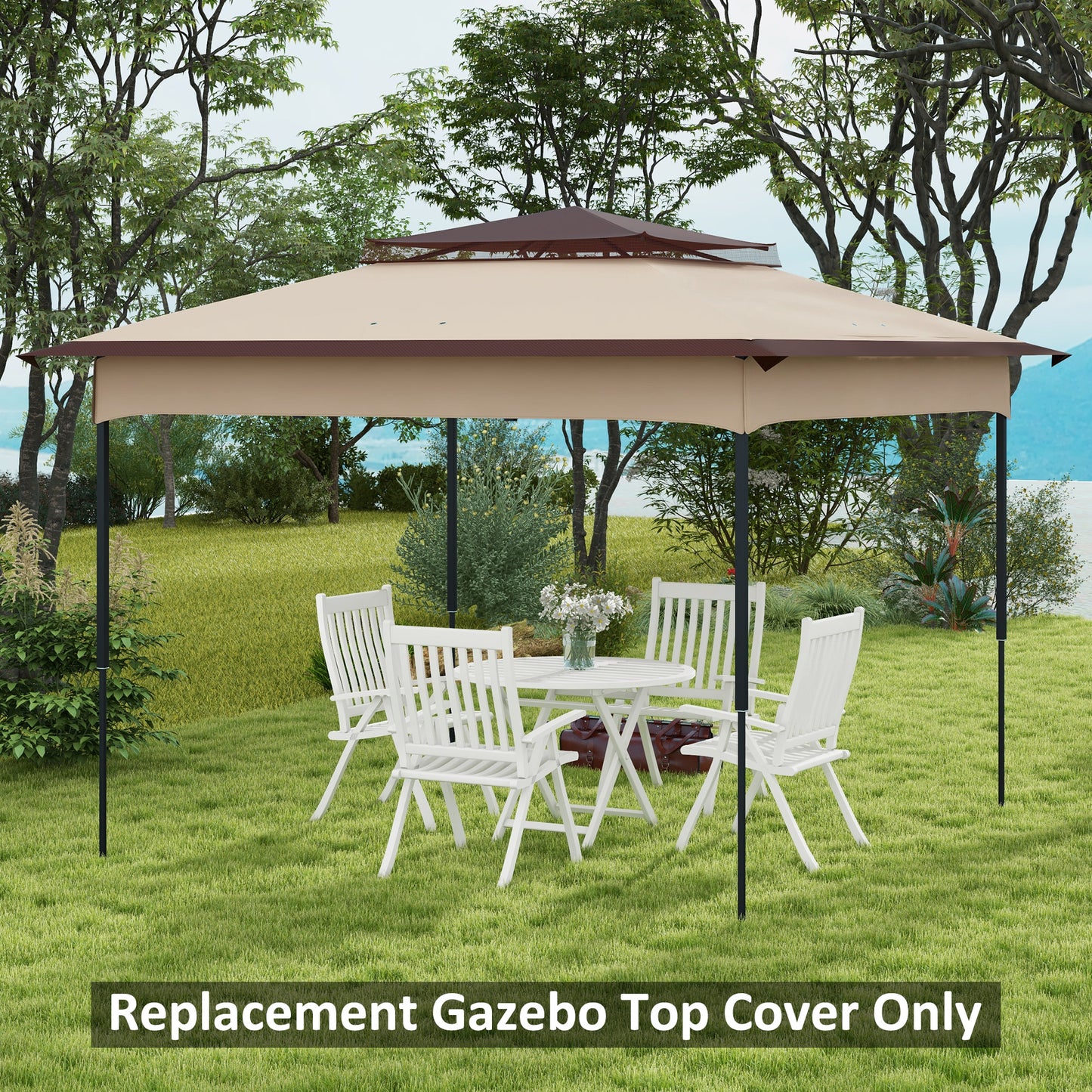 3.25Mx3.25M Pop up Gazebo Roof Replacement, 30+ UV Protection
