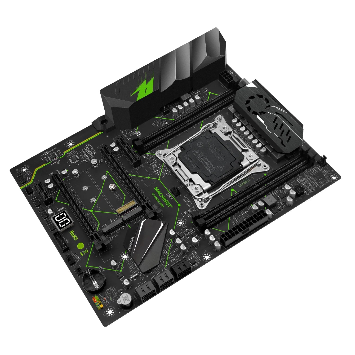 MR9A PRO Motherboard Support LGA 2011-3 Xeon E5 V3 V4 CPU Processor DDR4 RAM Four Channel Memory NVME M.2 USB 2.0 ATX