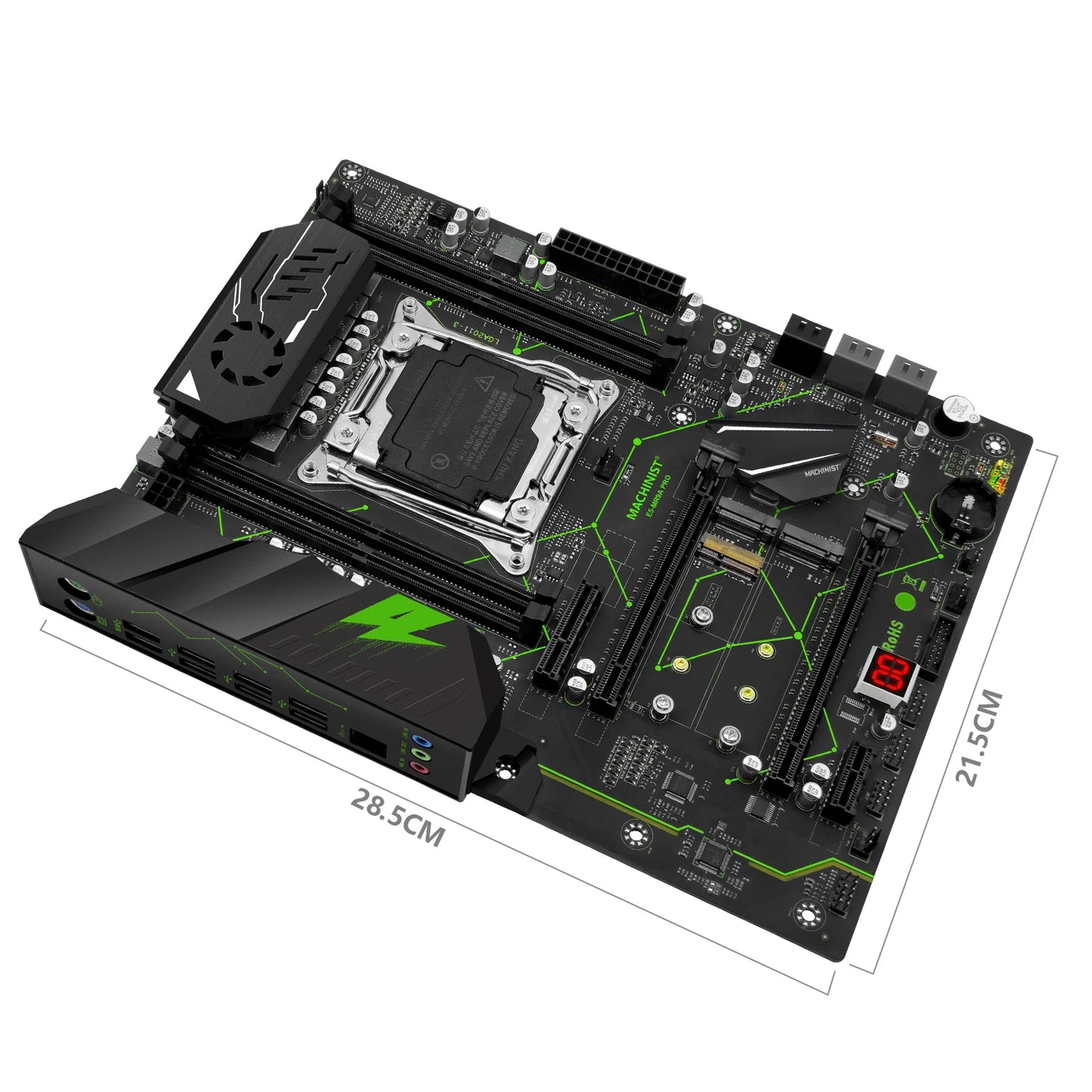 MR9A PRO Motherboard Support LGA 2011-3 Xeon E5 V3 V4 CPU Processor DDR4 RAM Four Channel Memory NVME M.2 USB 2.0 ATX