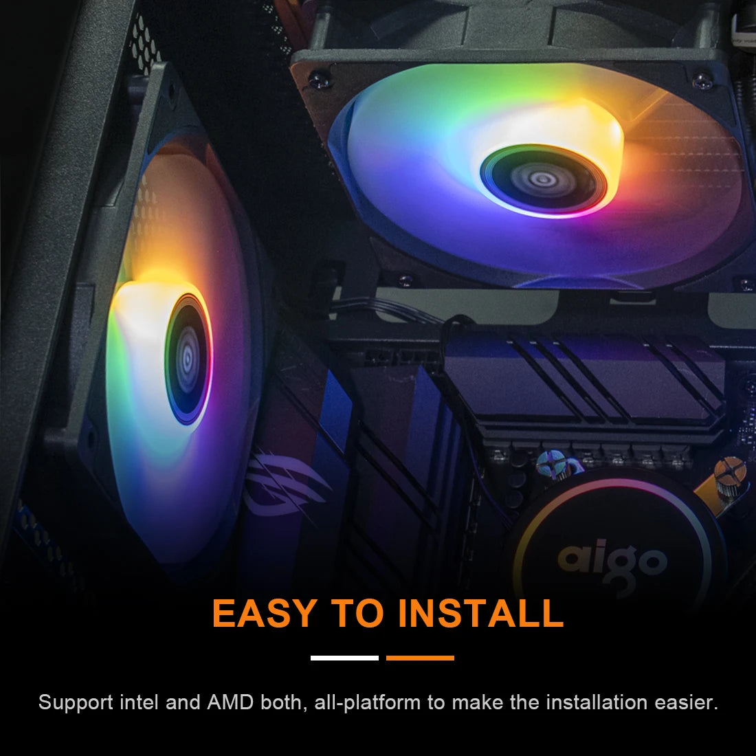 Water Cooler CPU Cooling Computer RGB Water Cooling Heatsink Integrated CPU Cooler Fan Radiator LGA 1700/1151/2011/AM3+/AM4