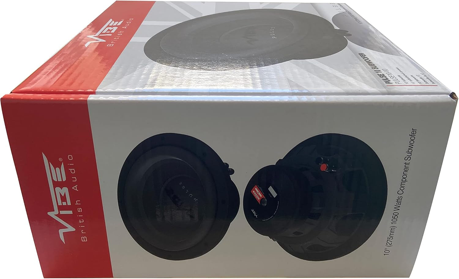 PULSE 10" 1050W Peak Subwoofer Car Audio 2100W SPL