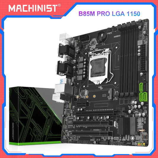 B85M PRO Motherboard Support LGA 1150 Intel Core I3 I5 I7 CPU DDR3 RAM Memory M.2 Slot