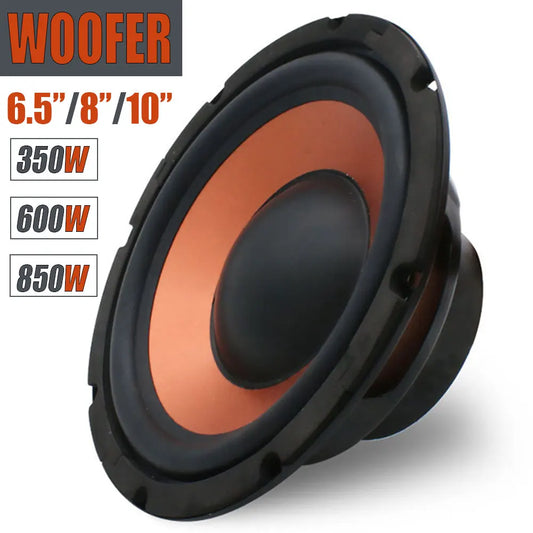 1Pc 6.5 Inch/8Inch/10Inch Car Bass Woofer Speaker 350W/600W/850W High Powered Core 4 Ohm for Car Stereo Refit