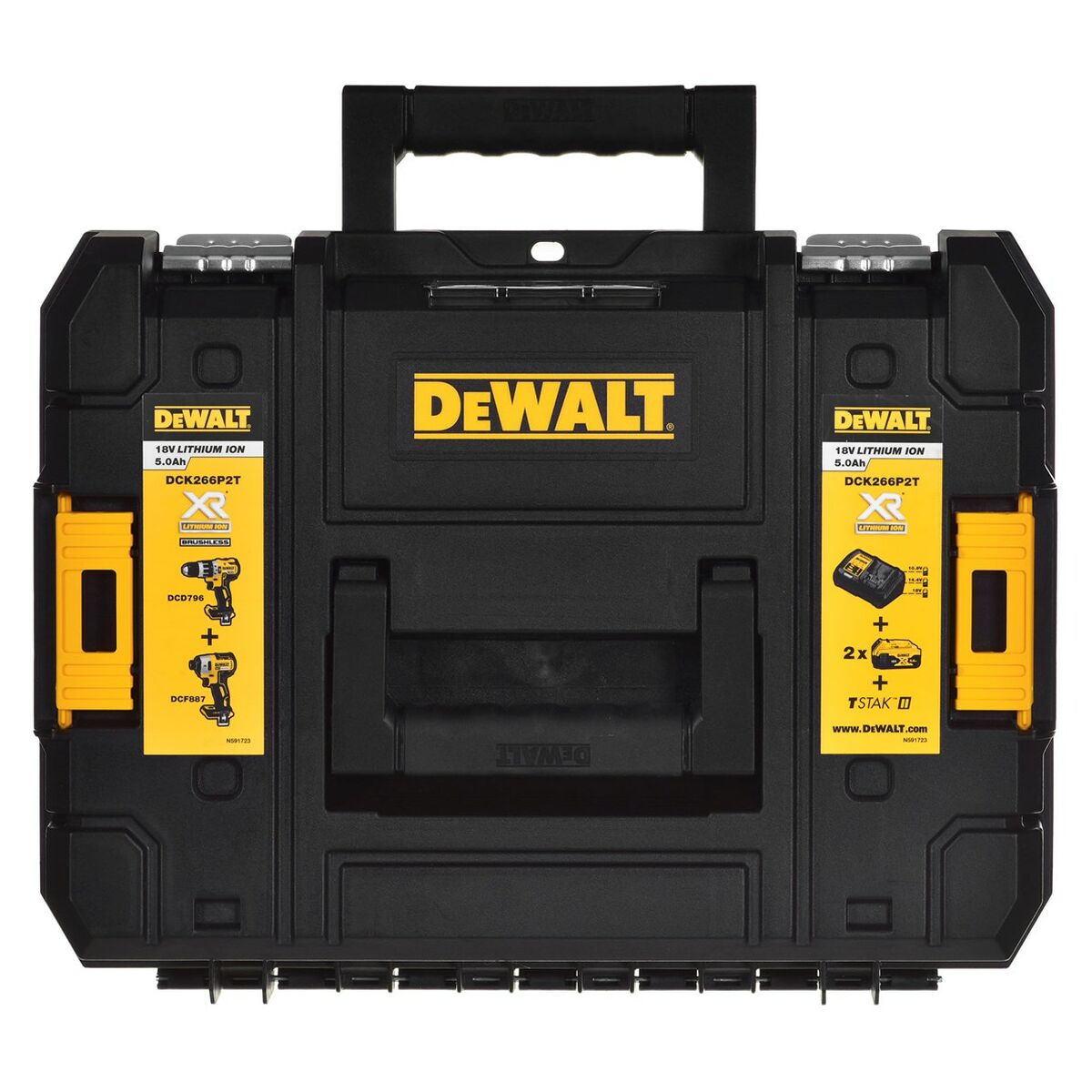 Electric screwdriver Dewalt DCK266P2T 400 W