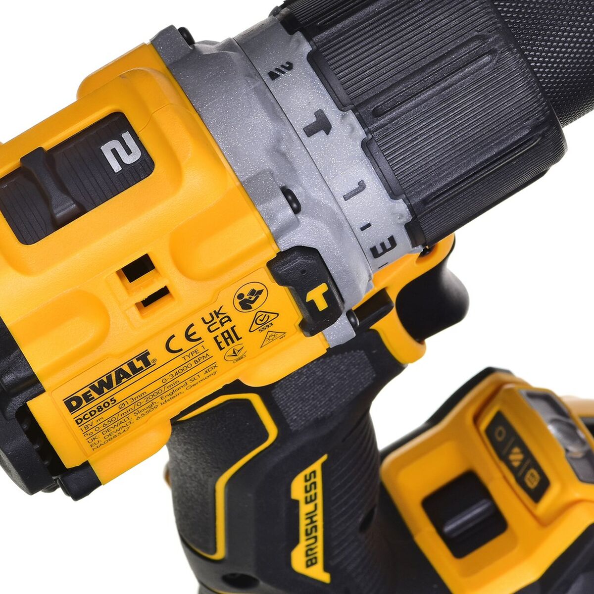 Electric screwdriver Dewalt DCD805P2T 90 nm