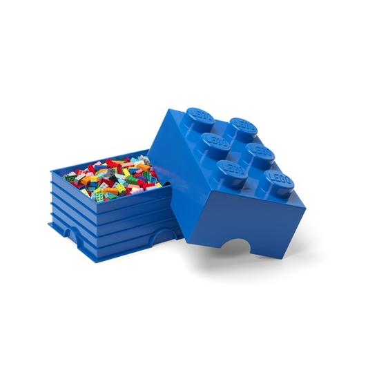 LEGO LEGO Classic 40000801 Pojemnik klocek LEGO Brick 6 - Niebieski (40000801)