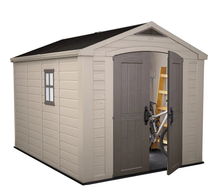 Factor 8 Ft. W X 11 Ft. D Apex Outdoor Garden Shed