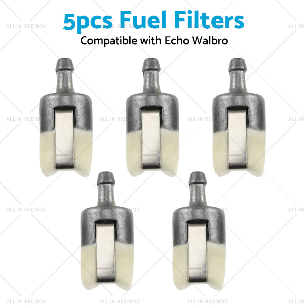 5PCS Fuel Filter Suitable for Homelite Echo Husqvarna Stihl Pouland Chainsaw