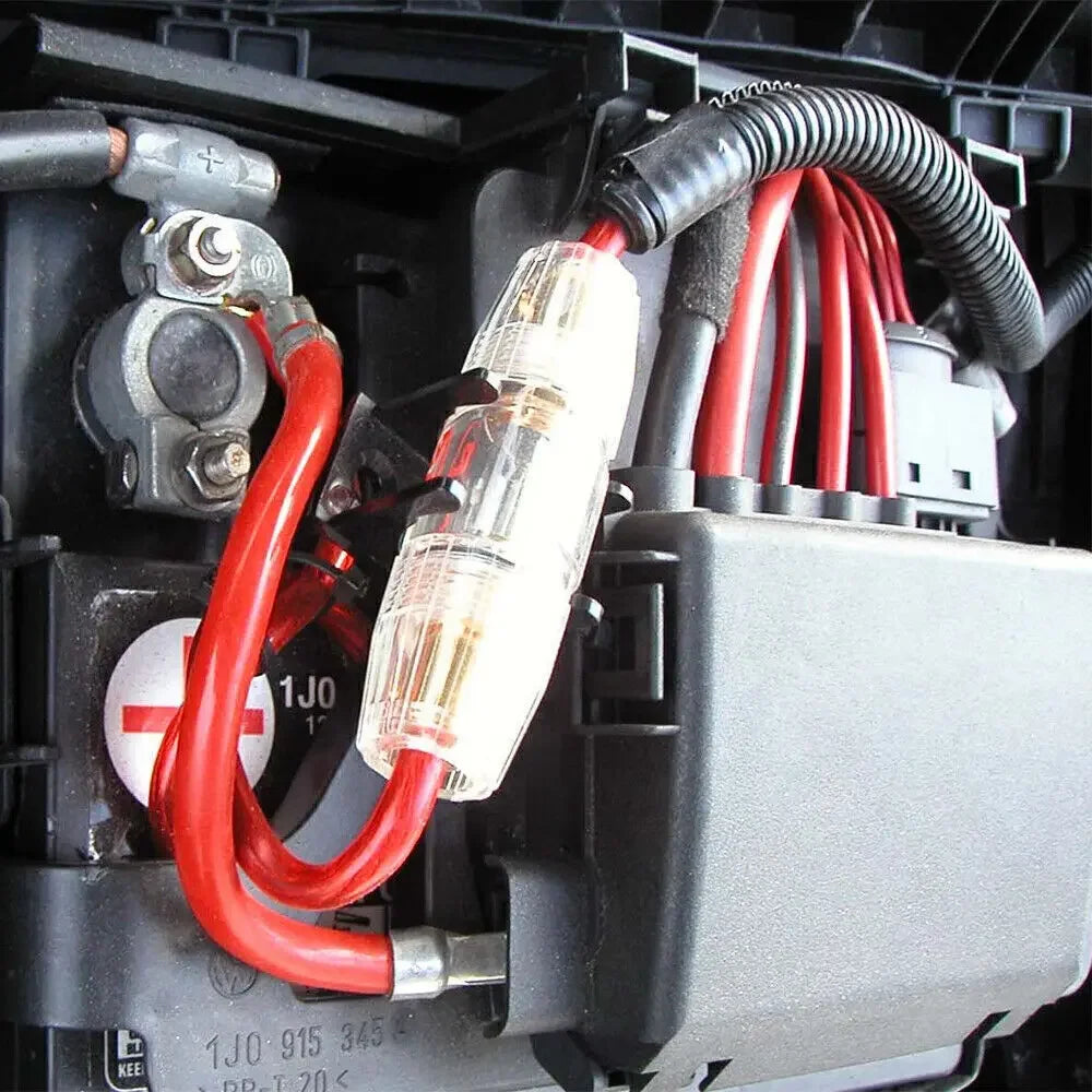 1500W Car Power Amplifier Wiring Kit Audio Subwoofer AMP RCA Power Cable Sub
