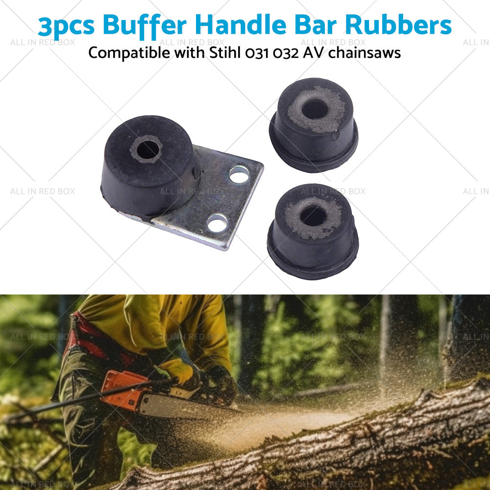 3PCS Buffer Handle Bar Rubber Suitable for Stihl 031 032 AV Chainsaw