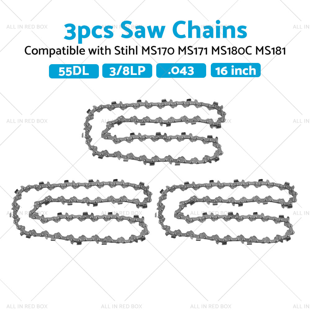Chainsaw Chain 16inch 55DL 3 8 LP. 043 Suitable For STIHL MS170 MS171 MS180C MS181