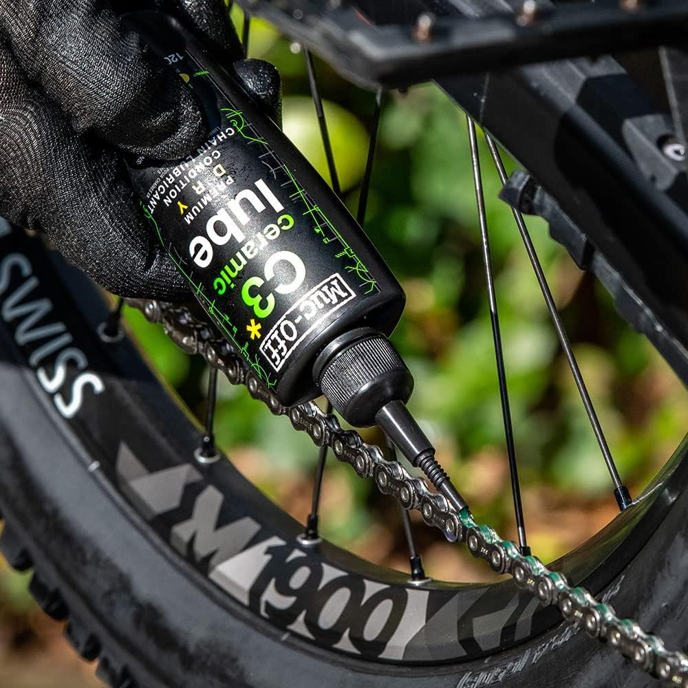 C3 Dry Chain Lube, 120Ml - Ceramic Bike Lube, Bike Chain Oil, Chain Wax for Wet Weather Conditions - Bike Lubricant and Bicycle Chain Oil, 0.120 Litres