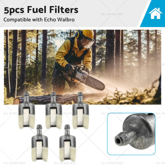 5PCS Fuel Filter Suitable for Homelite Echo Husqvarna Stihl Pouland Chainsaw