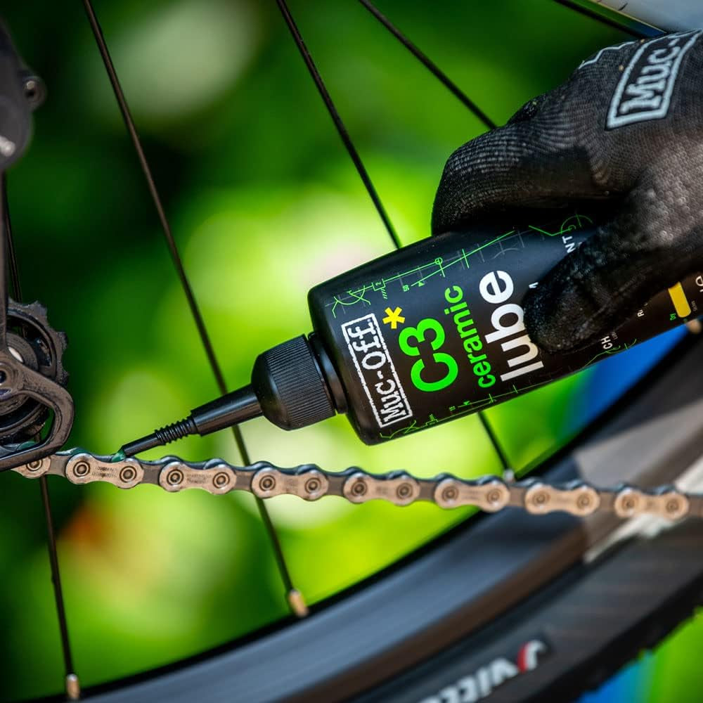 C3 Dry Chain Lube, 120Ml - Ceramic Bike Lube, Bike Chain Oil, Chain Wax for Wet Weather Conditions - Bike Lubricant and Bicycle Chain Oil, 0.120 Litres