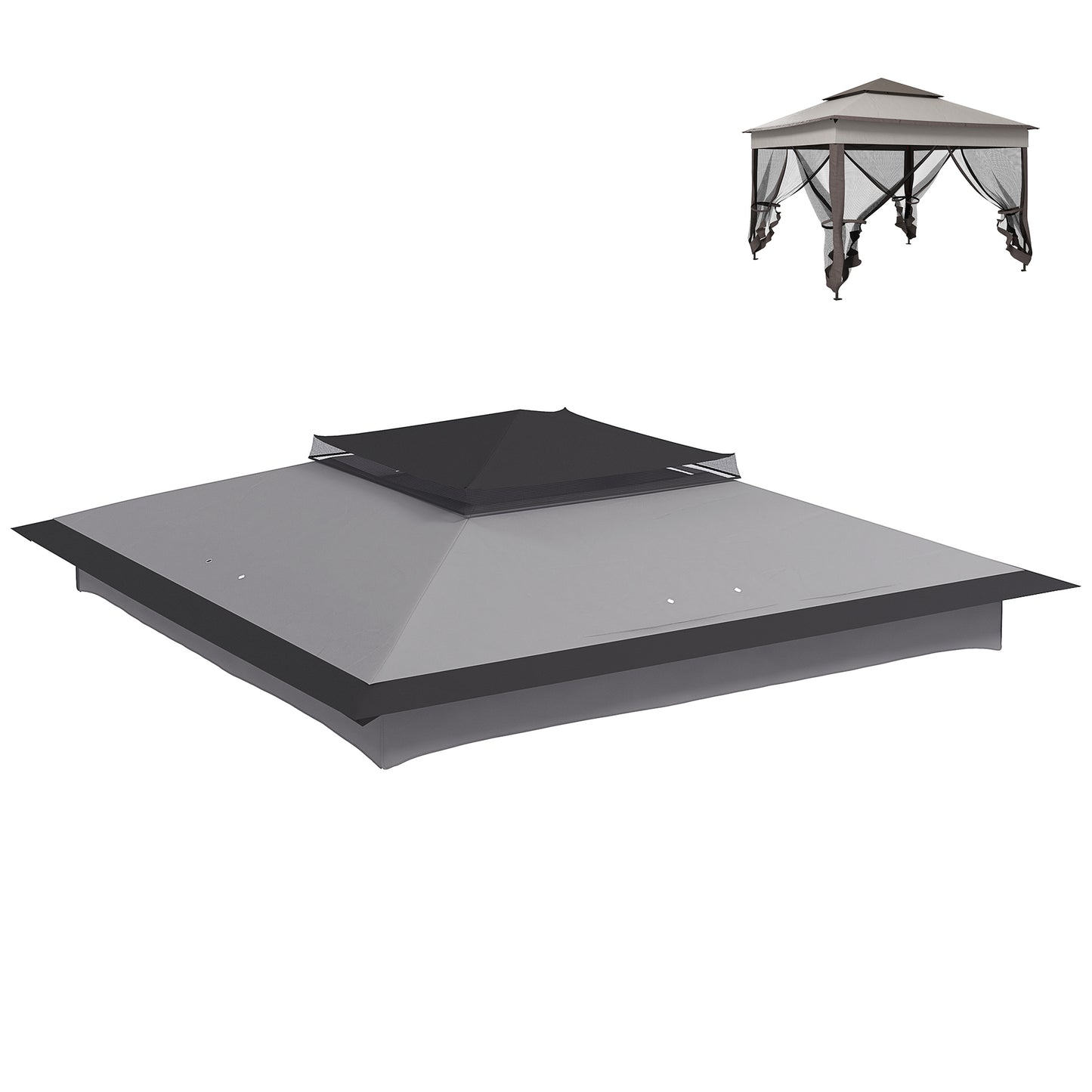 3.25Mx3.25M Pop up Gazebo Roof Replacement, 30+ UV Protection