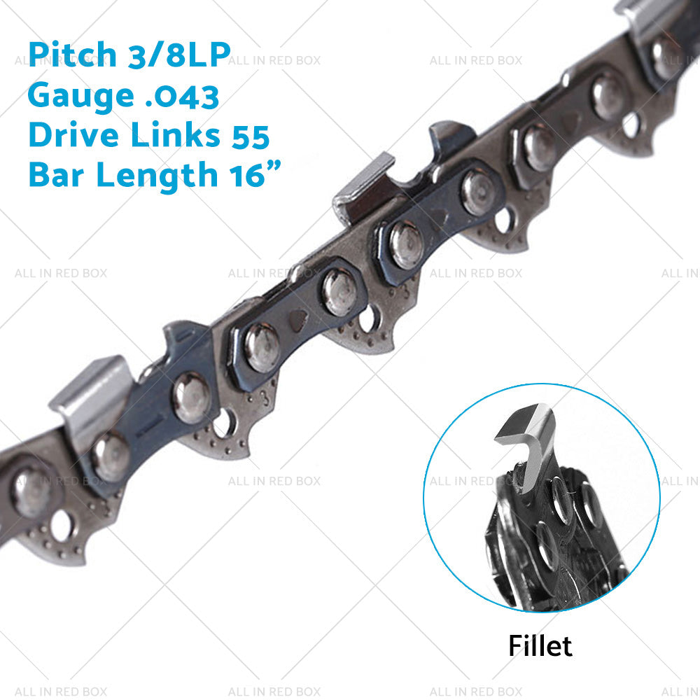 Chainsaw Chain 16inch 55DL 3 8 LP. 043 Suitable For STIHL MS170 MS171 MS180C MS181