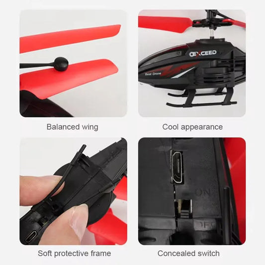 Gesture-Controlled Mini RC Helicopter