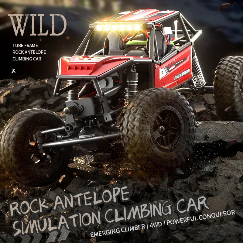 High-Speed LED Off-Road RC Climbing Car for Kids