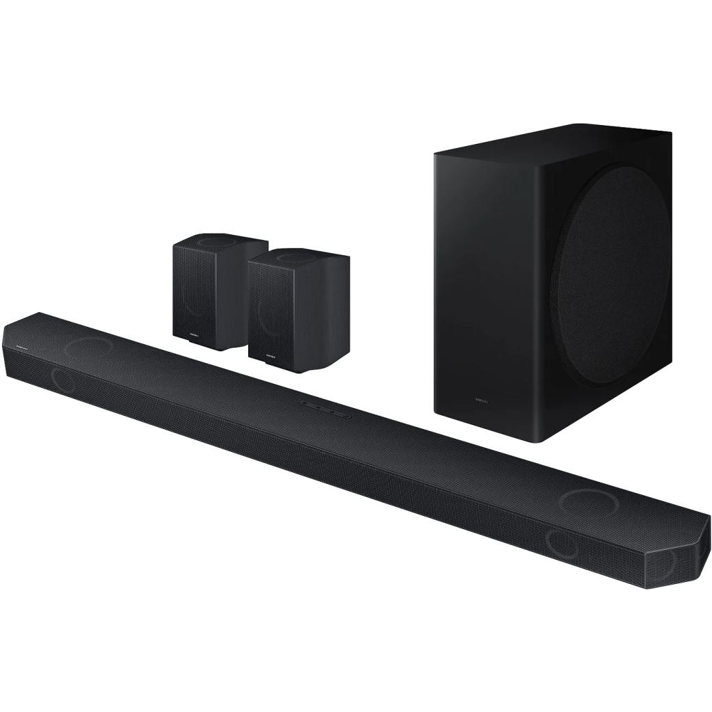 Soundbar HW-Q930D, 9.1.4, 540W, Bluetooth, Wi-Fi, Subwoofer wireless, Dolby Atmos, Negru titan (HW-Q930D)