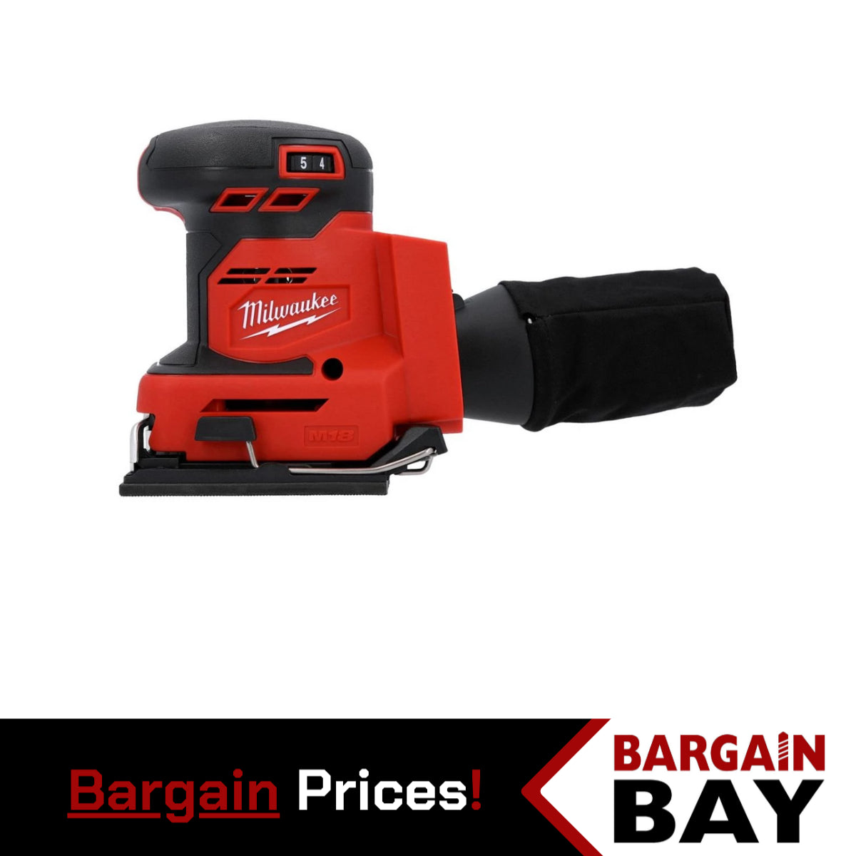 Milwaukee M18BQSS-0 18V Cordless Quarter Sheet Palm Sander Body Only