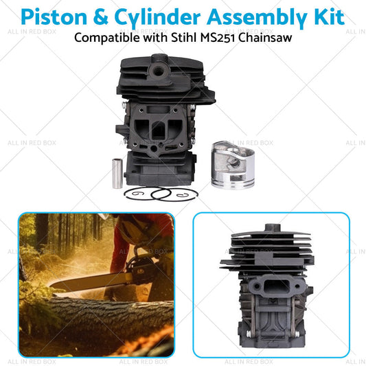 Piston  and  Cylinder Kit 44mm 1143 020 1207 Suitable For Stihl MS251 Chainsaw
