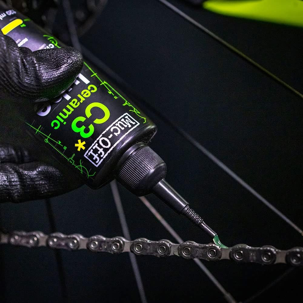 C3 Dry Chain Lube, 120Ml - Ceramic Bike Lube, Bike Chain Oil, Chain Wax for Wet Weather Conditions - Bike Lubricant and Bicycle Chain Oil, 0.120 Litres
