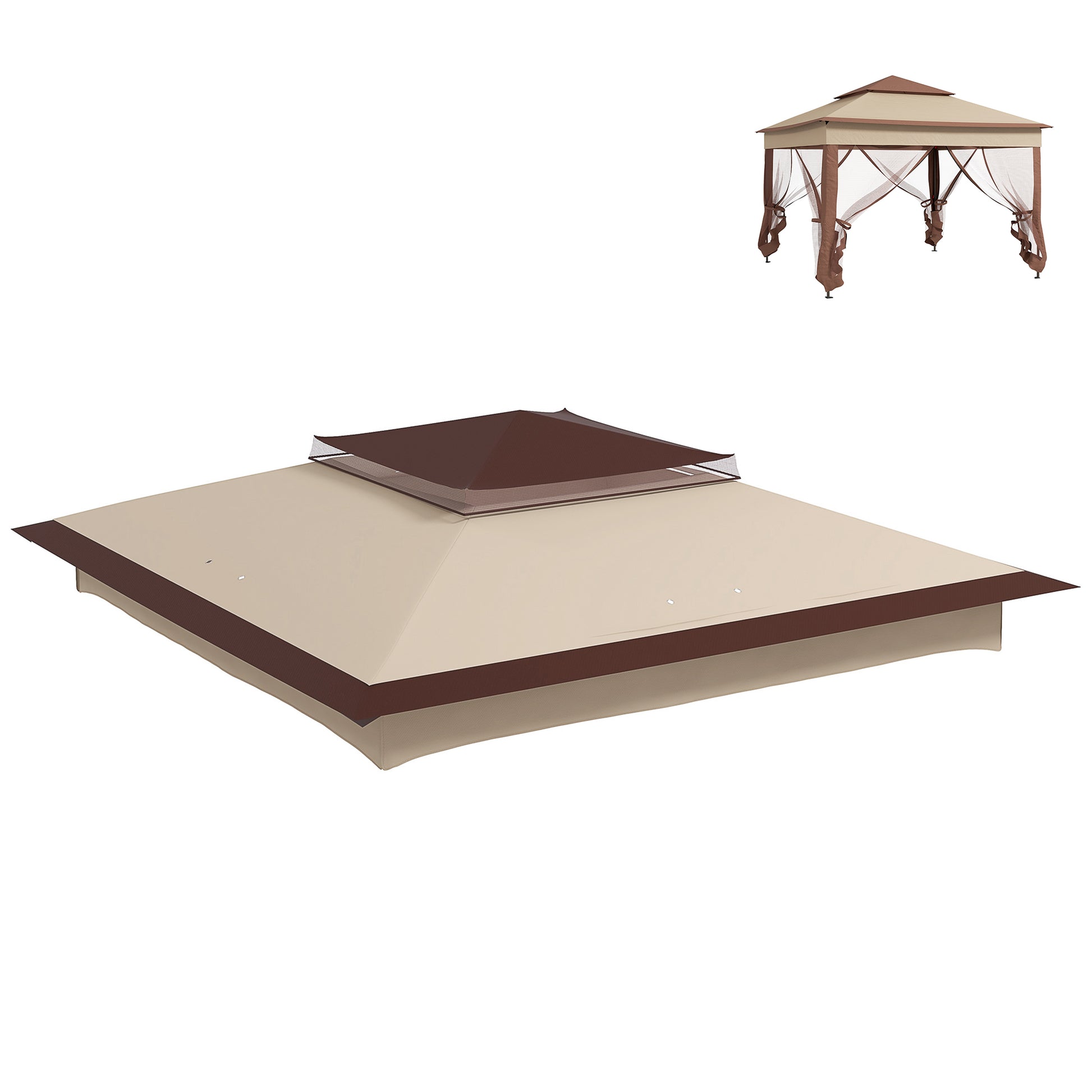 3.25Mx3.25M Pop up Gazebo Roof Replacement, 30+ UV Protection