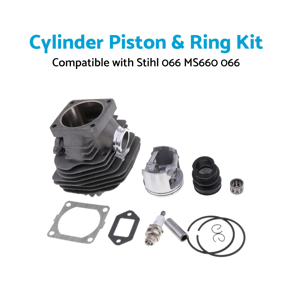 Suitable For Stihl 066 MS660 066 Chainsaw Parts 56mm Cylinder Piston  and  Ring Kit