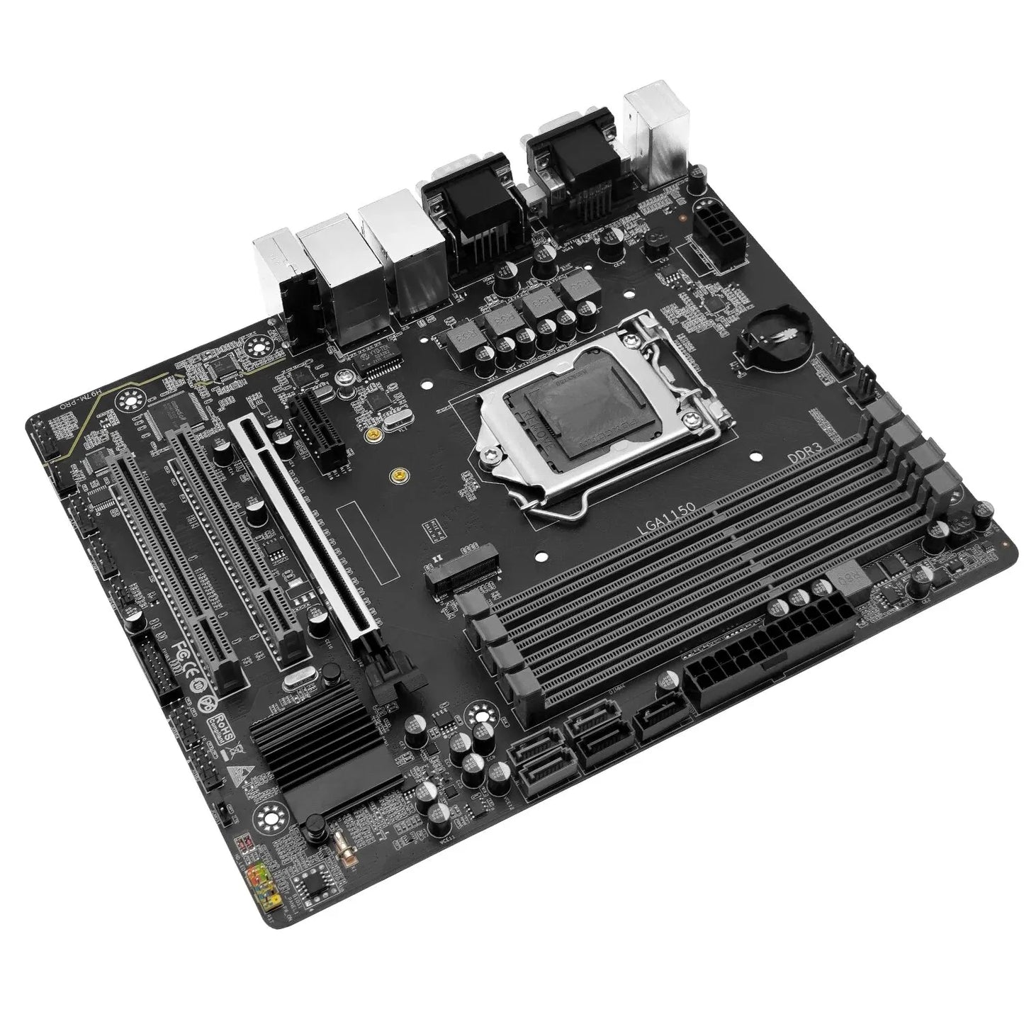 H97M PRO Motherboard Support LGA 1150 Intel Core I3 I5 I7 E3 CPU DDR3 RAM SATA3.0 USB3.0 NVME NGFF M.2 M-ATX