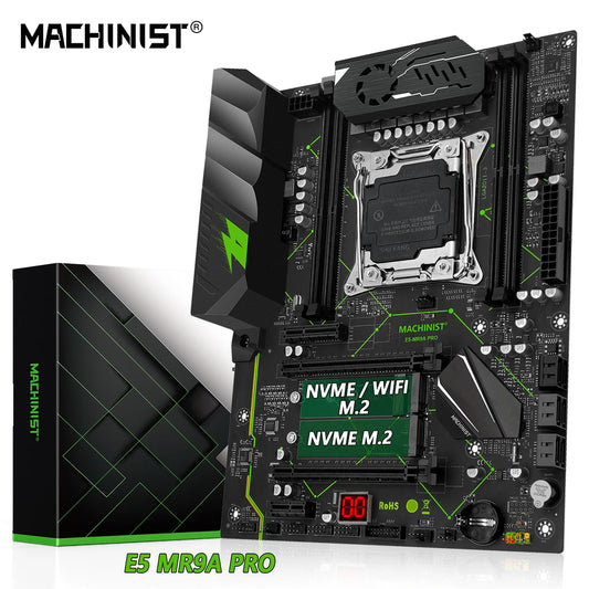 MR9A PRO Motherboard Support LGA 2011-3 Xeon E5 V3 V4 CPU Processor DDR4 RAM Four Channel Memory NVME M.2 USB 2.0 ATX