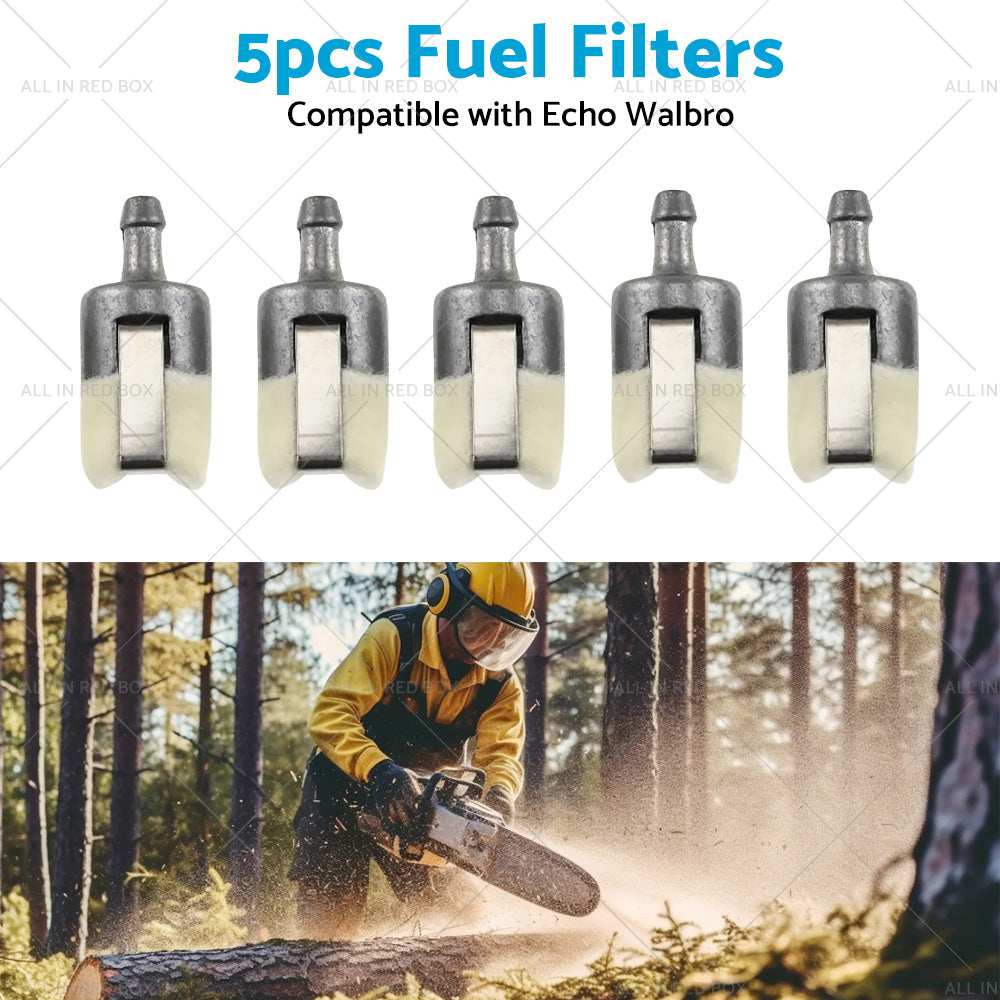 5PCS Fuel Filter Suitable for Homelite Echo Husqvarna Stihl Pouland Chainsaw