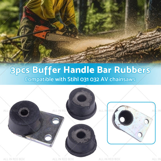 3PCS Buffer Handle Bar Rubber Suitable for Stihl 031 032 AV Chainsaw