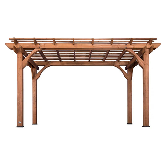Cedar Wood Pergola 4.3M X 3M (14Ft X 10 Ft)