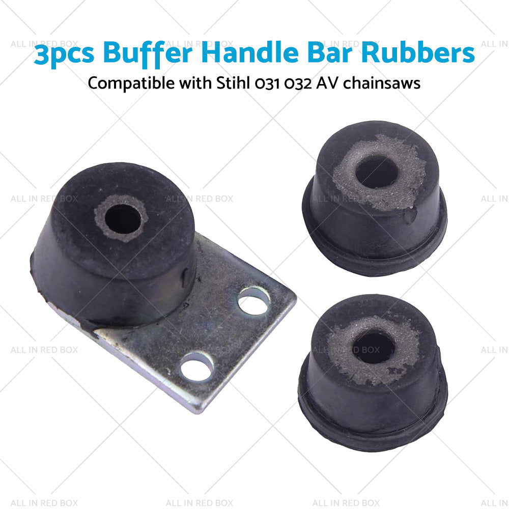 3PCS Buffer Handle Bar Rubber Suitable for Stihl 031 032 AV Chainsaw