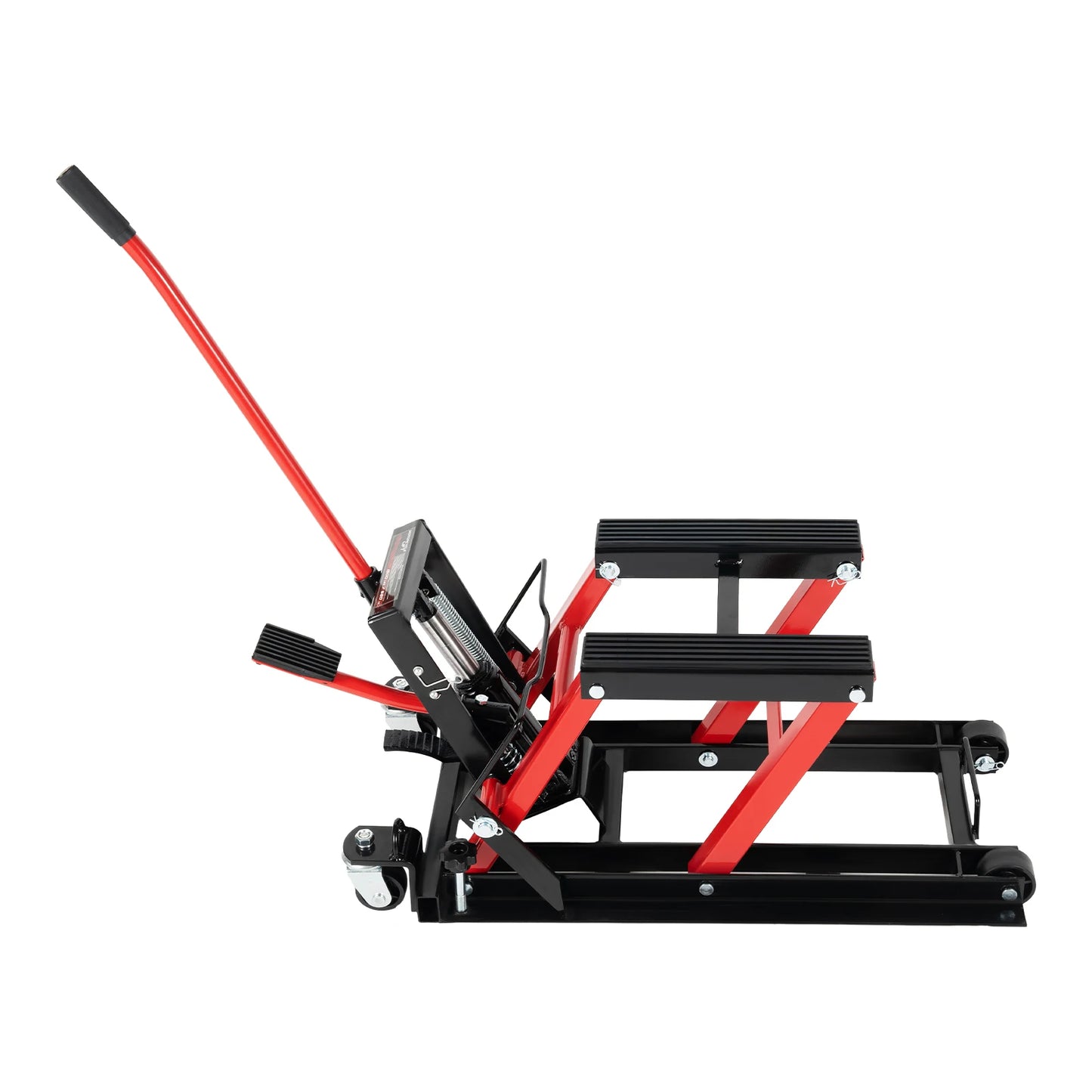 Motorcycle Hydraulic Lift 680Kg/1500Lbs Load Capacity Motorcycle Repair Hydraulic Parking Rack for Garage