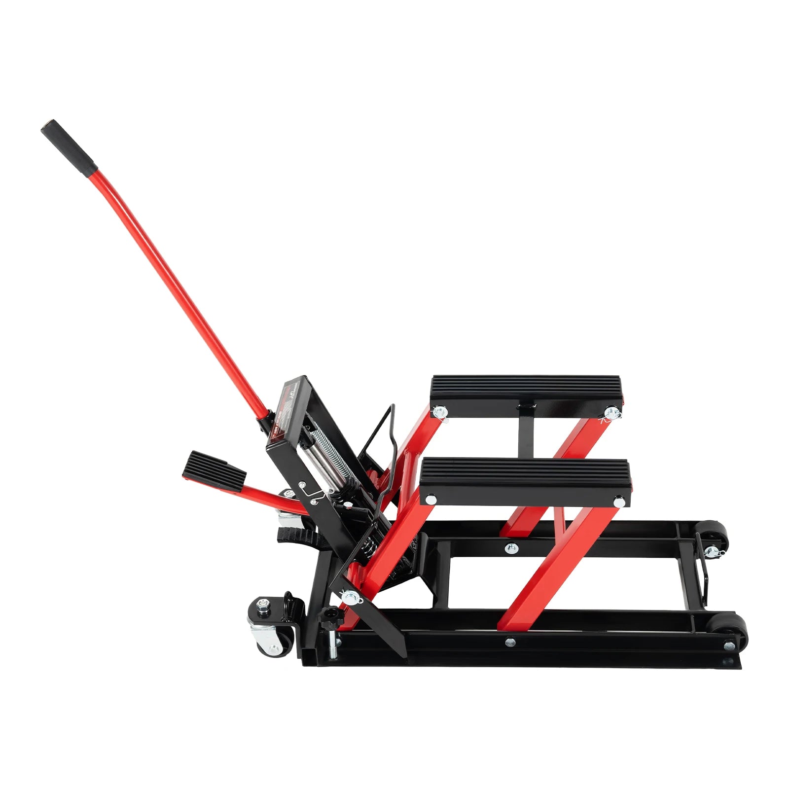 Motorcycle Hydraulic Lift 680Kg/1500Lbs Load Capacity Motorcycle Repair Hydraulic Parking Rack for Garage