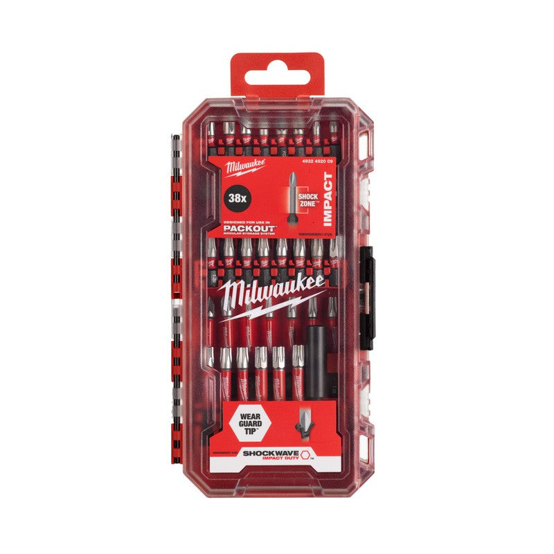 Milwaukee Shockwave Impact Duty Driver Bits (Set of 38) 4932492009