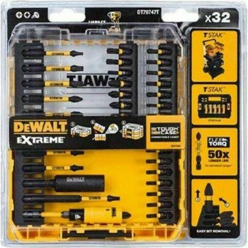 DEWALT ZESTAW KOŃCÓWEK FLEXTORQ 32cz. (DT70747T-QZ)