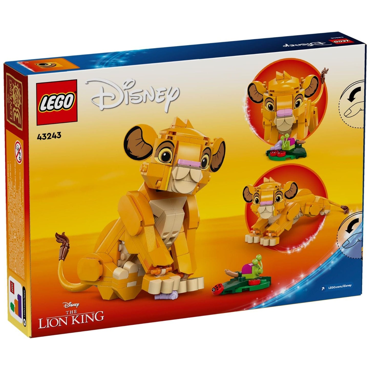 Lego Disney - Simba, O Rei Leão – Versão Cria